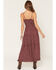 Image #4 - Angie Women's Polka Dot Twist Front Sleeveless Midi Dress, , hi-res
