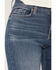Image #2 - Shyanne Women's Archer Medium Wash Lune High Rise Flare Stretch Denim Jeans, Medium Wash, hi-res