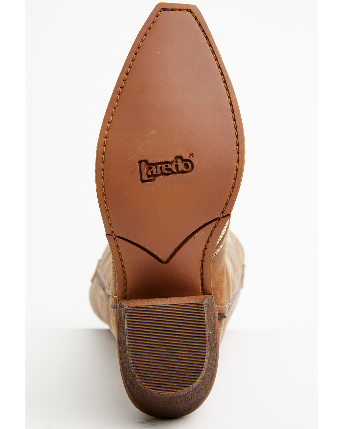 Image #7 - Laredo Women's Roxelle Wide Calf Tall Western Boots - Snip Toe, Honey, hi-res
