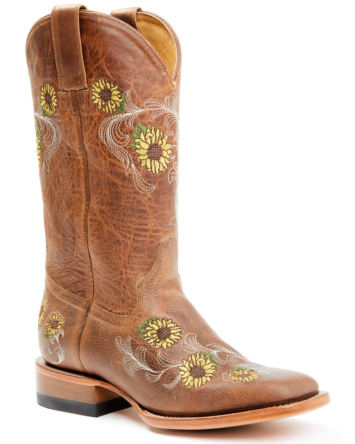 Shyanne Women's Josie Western Boots - Broad Square Toe, Brown, hi-res