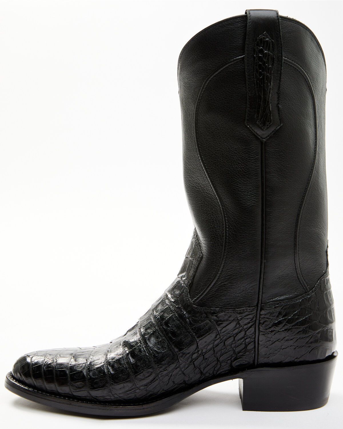 Image #3 - Cody James Black 1978&reg; Men's Chapman Exotic Caiman Belly Western Boots - Round Toe, Black, hi-res