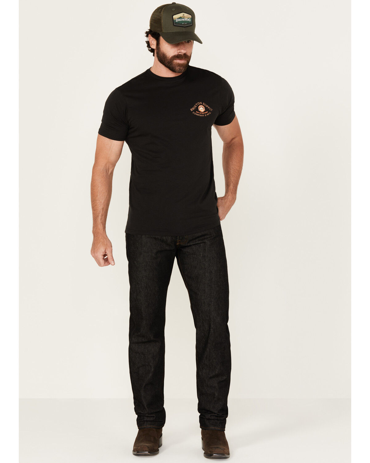 Image #1 - Levi's Men's 501&reg; Original Shrink-To-Fit&trade; Straight Denim Jeans, Black, hi-res