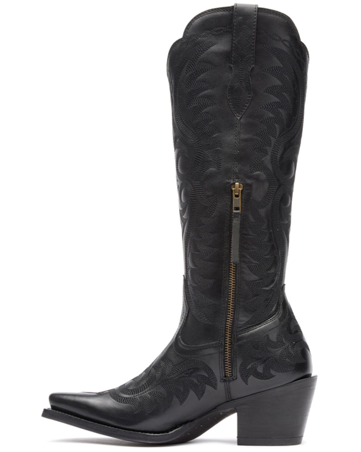 Image #3 - Durango Women's Crush&trade; Tall Western Boots - Snip Toe, Black, hi-res