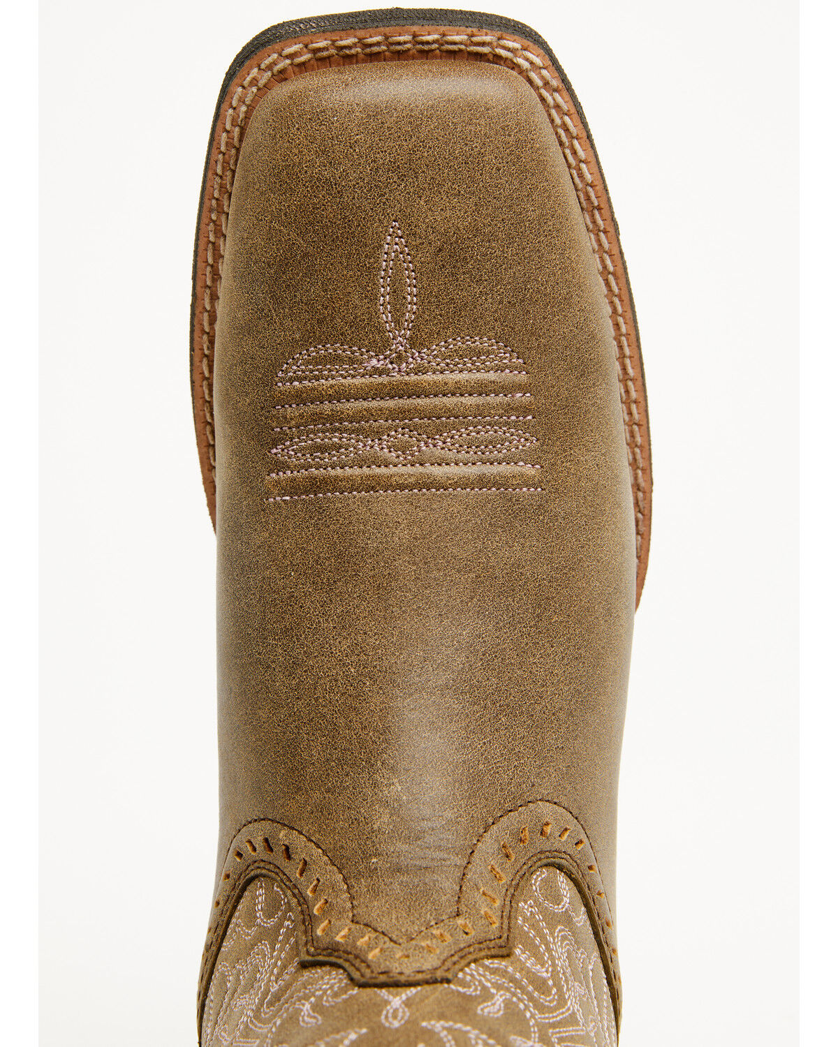 Image #7 - Ariat Women's Round Up Remuda Performance Western Boots - Broad Square Toe, Sand, hi-res
