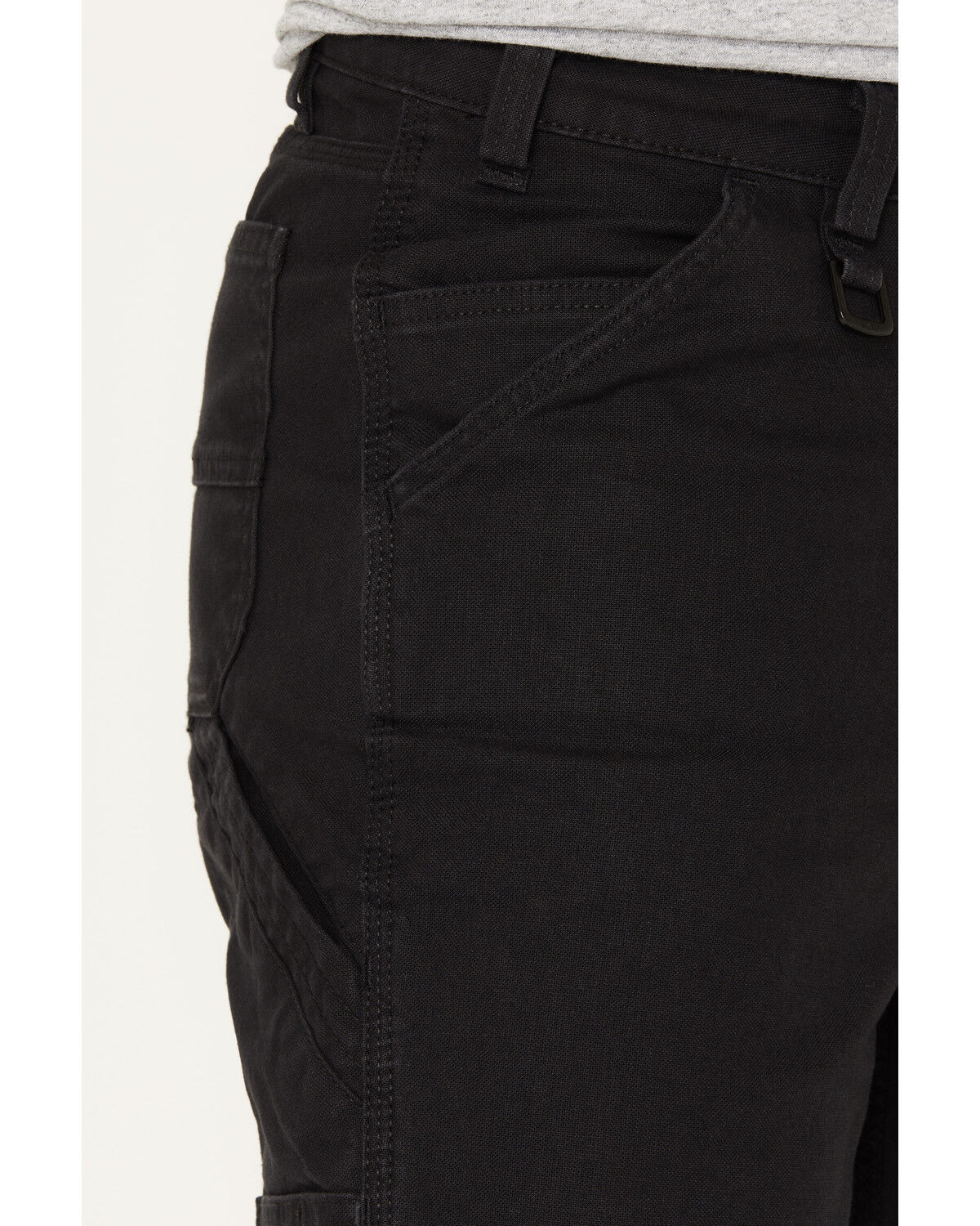 Image #2 - Strauss Men's E.S. Iconic Work Pants, Black, hi-res