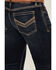 Image #4 - Cody James Men's Night Ranger Wash Wyatt Slim Bootcut Stretch Denim Jeans, Dark Wash, hi-res