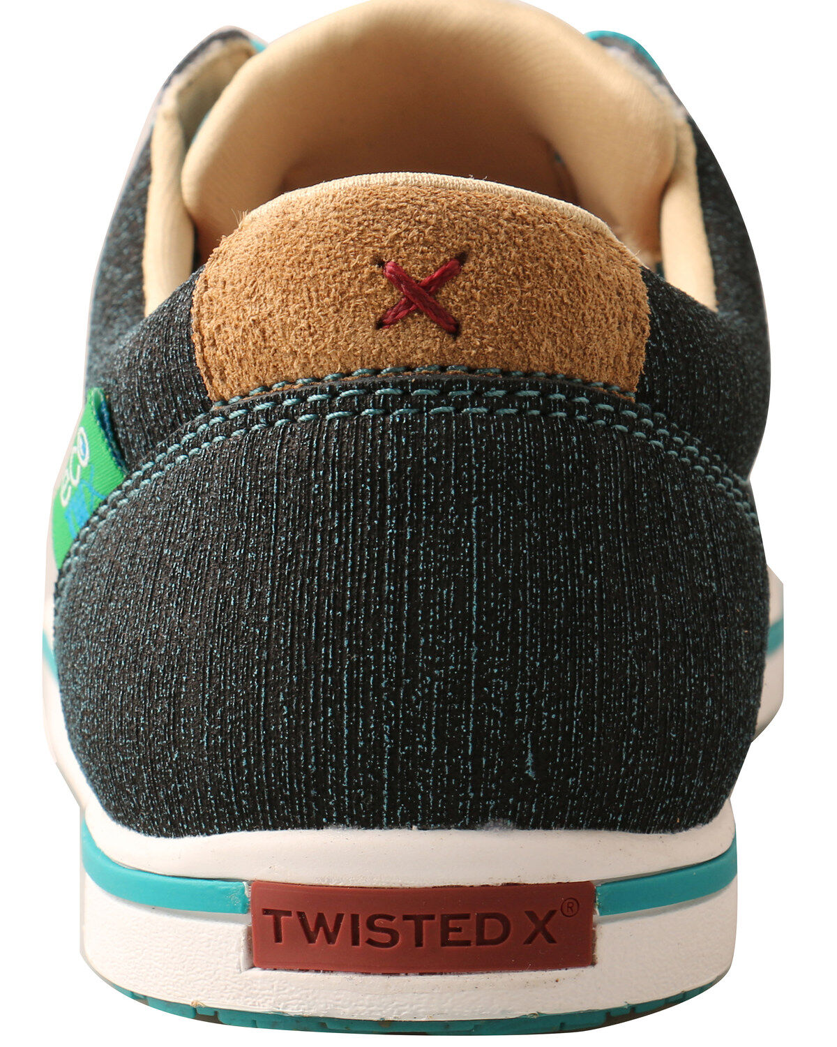 Image #4 - Twisted X Women's Dark Teal Casual Shoes - Moc Toe, Teal, hi-res