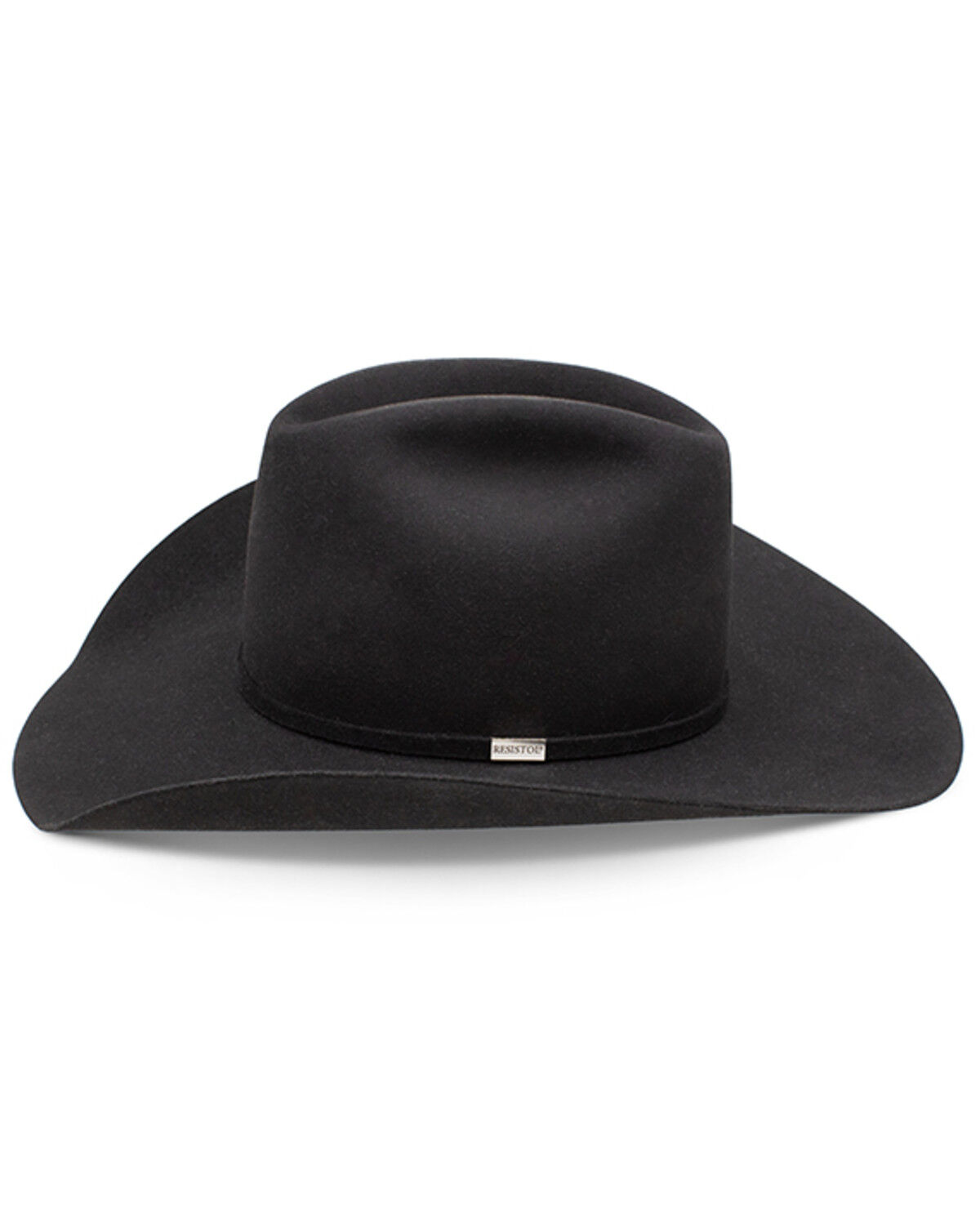 Image #2 - Resistol Five Star Felt Cowboy Hat, Black, hi-res