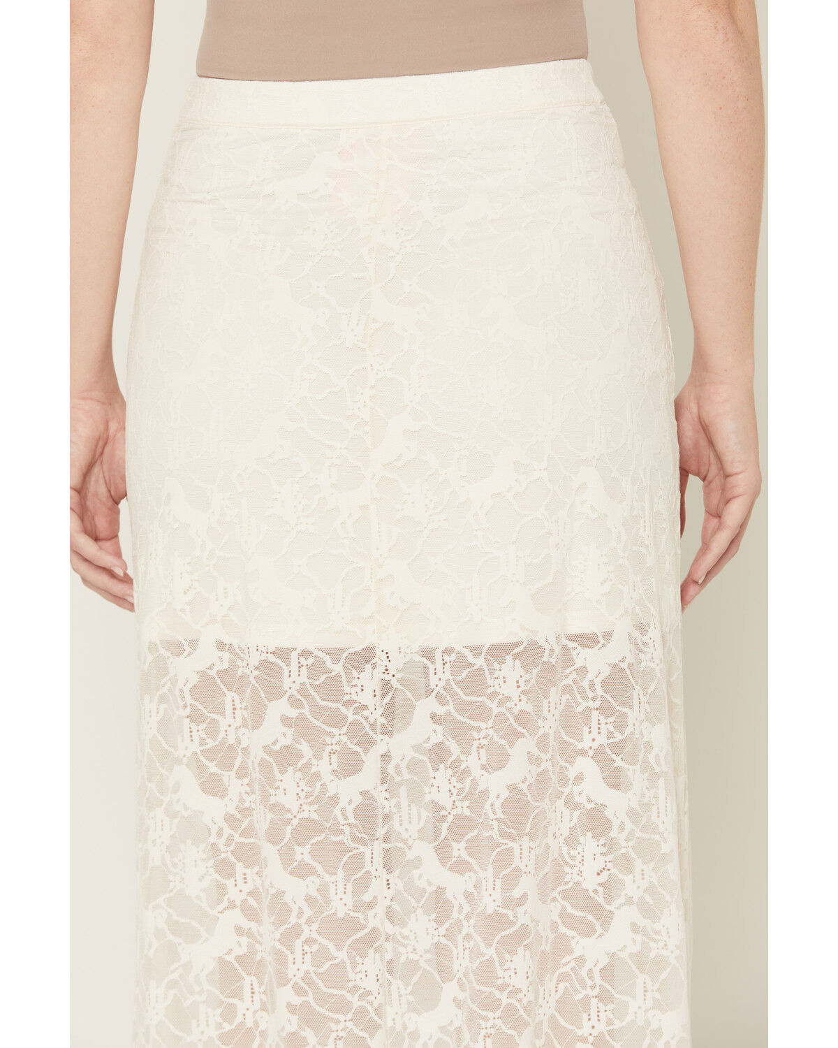 Image #6 - Idyllwind Women's Palomino Horse Lace Midi Skirt, Ivory, hi-res