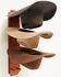 Image #7 - BB Ranch&reg; Rolled Oak 3 Tiered Cowboy Hat Rack, Light Brown, hi-res
