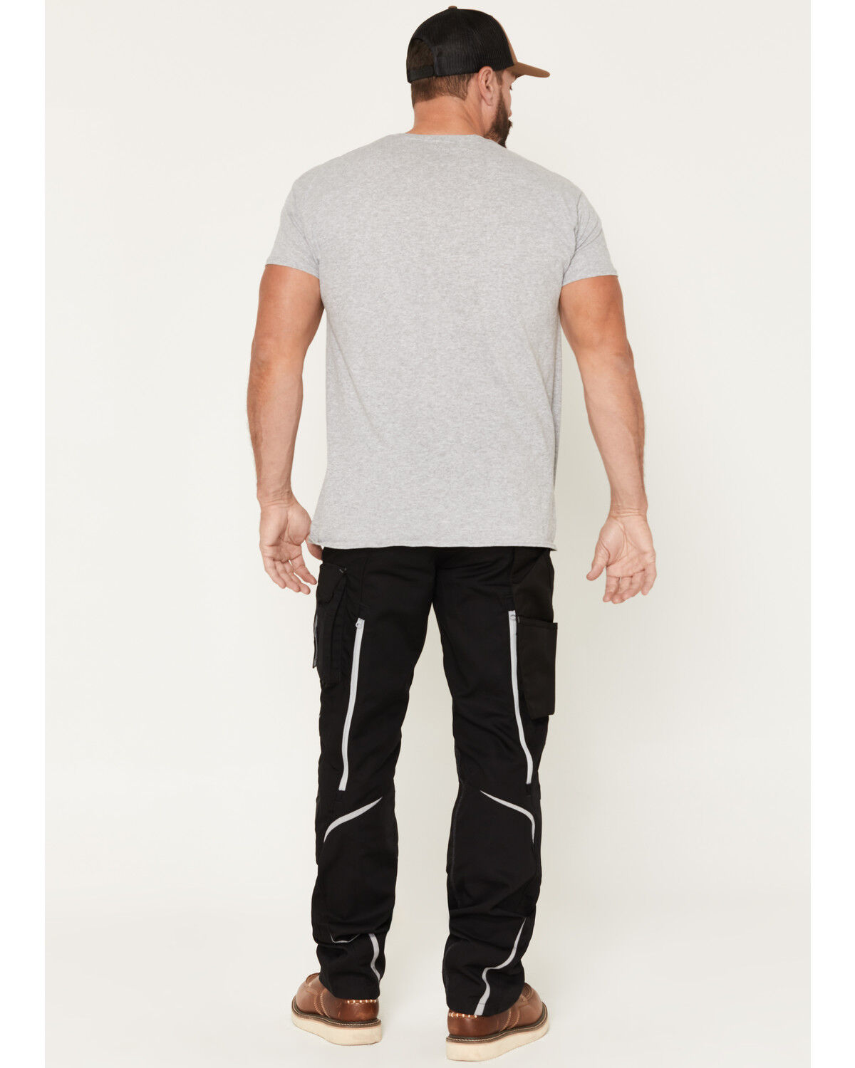 Image #3 - Strauss Men's E.S. Motion 2020 Cargo Work Pants, Black, hi-res