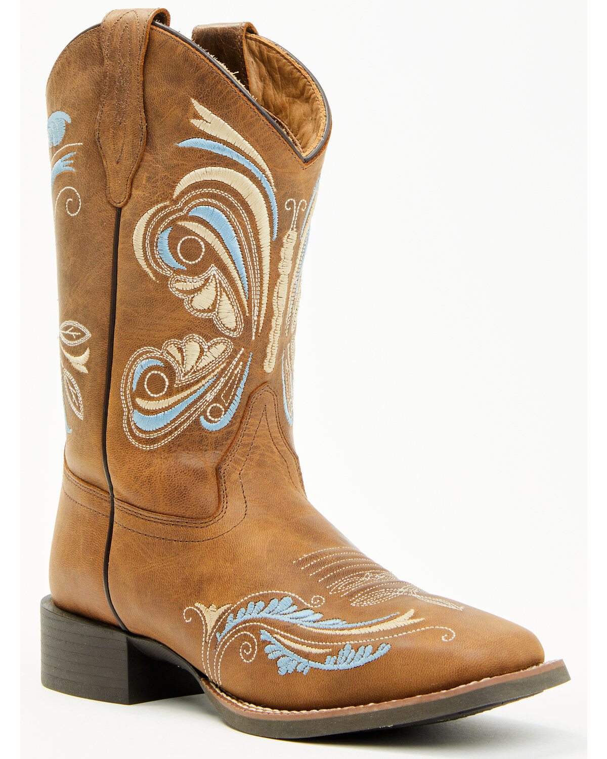 Image #1 - Shyanne Solstice&trade; Women's Nikki Performance Western Boots - Square Toe, Brown, hi-res