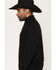 Image #2 - Cody James Black 1978&reg; Men's Parker Solid 1/4 Zip Pullover Sweater, Black, hi-res