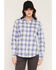 Image #3 - Ariat Women's FR Paige Logo Long Sleeve Button-Down Work Shirt, Blue, hi-res
