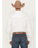 Image #4 - Gibson Men's Solid Long Sleeve Pearl Snap Western Shirt, White, hi-res