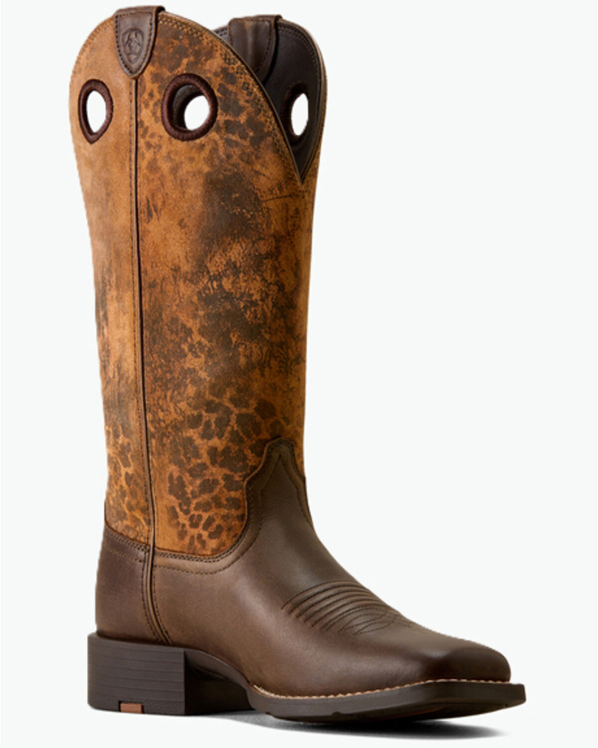 Image #1 - Ariat Women's Round Up Ryder Tall Western Boots - Broad Square Toe, Brown, hi-res