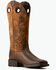 Image #1 - Ariat Women's Round Up Ryder Tall Western Boots - Broad Square Toe, Brown, hi-res