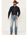 Image #1 - RANK 45&reg; Men's Bodie Wash Trigger Slim Bootcut Performance Stretch Denim Jeans, Light Wash, hi-res
