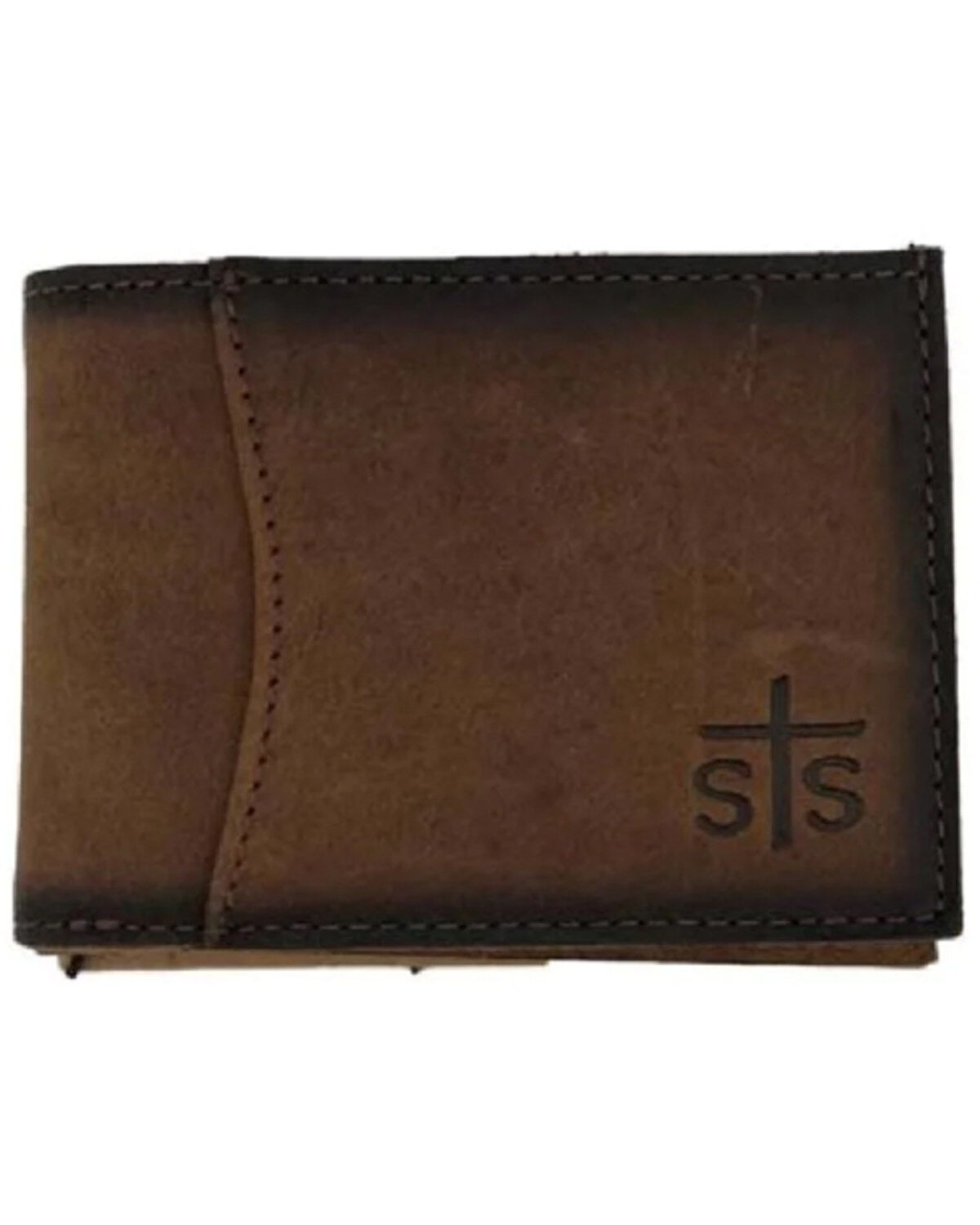 STS Ranchwear by Carroll Men's Foreman Bifold II Wallet, Brown, hi-res