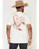 Image #1 - Sendero Provisions Men's Love Sting Short Sleeve Graphic T-Shirt, Natural, hi-res