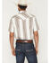 Image #4 - Cody James Men's Atticus Stripe Print Short Sleeve Snap Western Shirt, White, hi-res