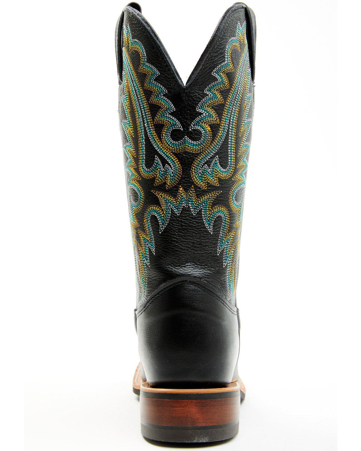 Image #5 - Justin Women's Shay Performance Western Boots - Broad Square Toe, Black, hi-res