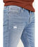 Image #2 - Brothers and Sons Men's Arizona Wash Tucker Slim Straight Stretch Denim Jeans, Light Wash, hi-res