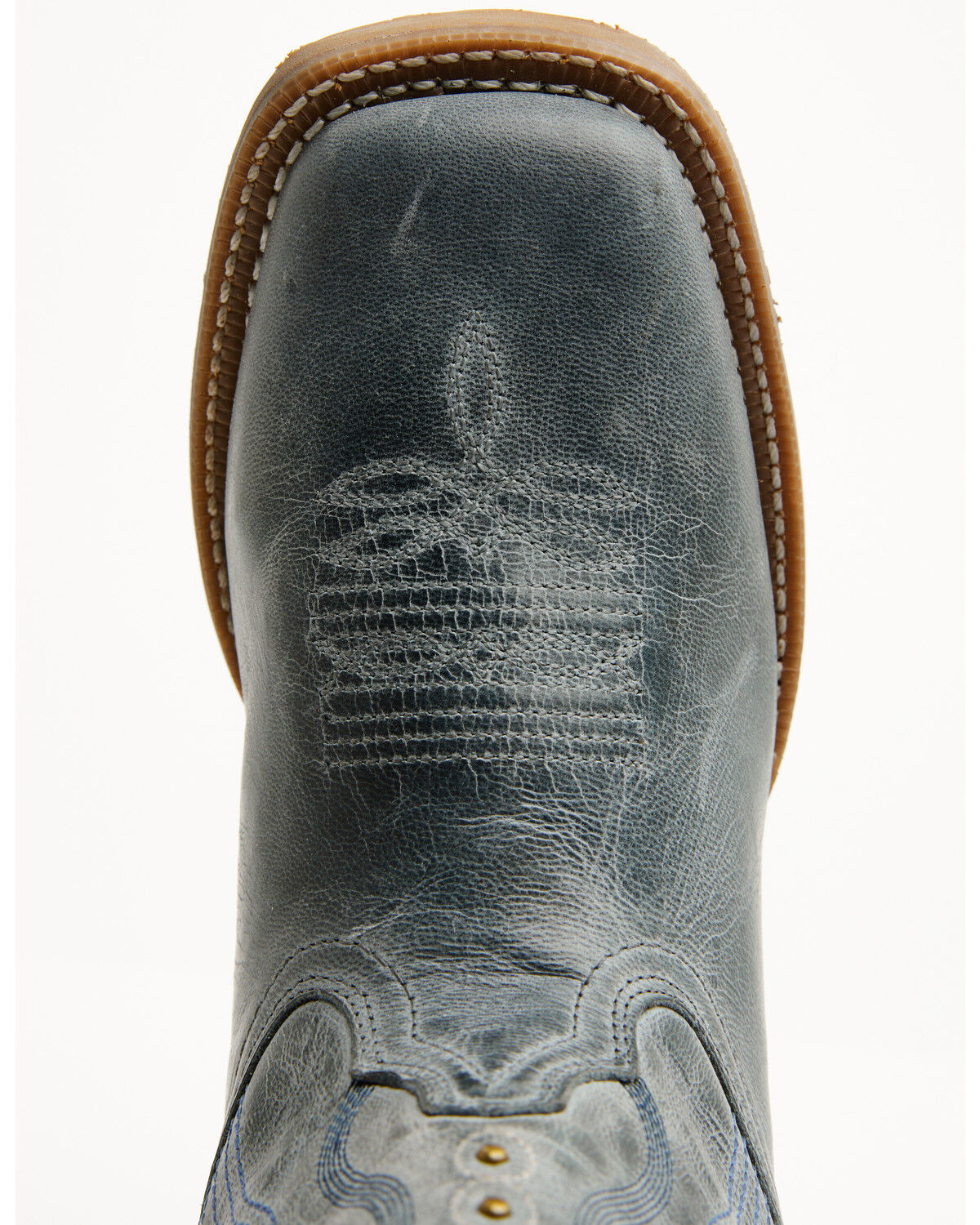Image #6 - Laredo Women's Chic Performance Western Boots - Broad Square Toe, Blue, hi-res