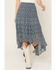 Image #2 - Idyllwind Women's Azalea Floral Print Tiered High-Low Dress, Light Blue, hi-res