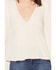 Image #3 - Shyanne Women's Ridley Deep V Neck Long Sleeve Top, Natural, hi-res