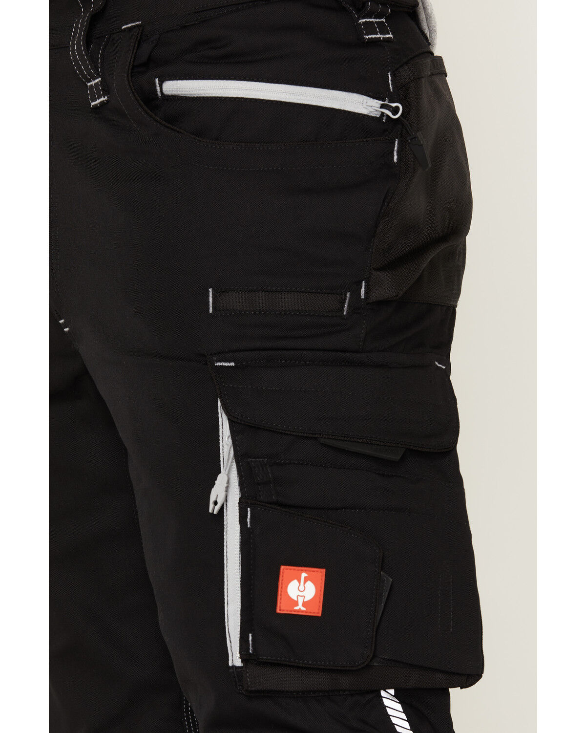 Image #2 - Strauss Men's E.S. Motion 2020 Cargo Work Pants, Black, hi-res