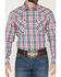 Image #3 - Cinch Men's Plaid Print Modern Fit Long Sleeve Snap Western Shirt, Multi, hi-res