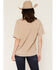 Image #4 - Rock & Roll Denim Women's Cowboys and Whiskey Short Sleeve Graphic Tee, Brown, hi-res