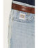 Image #2 - Cinch Men's White Label Light Wash Relaxed Straight Leg Stretch Denim Jeans, Light Wash, hi-res