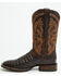 Image #3 - Ariat Men's Callen Exotic Caiman Belly Western Boots - Broad Square Toe, Chocolate, hi-res