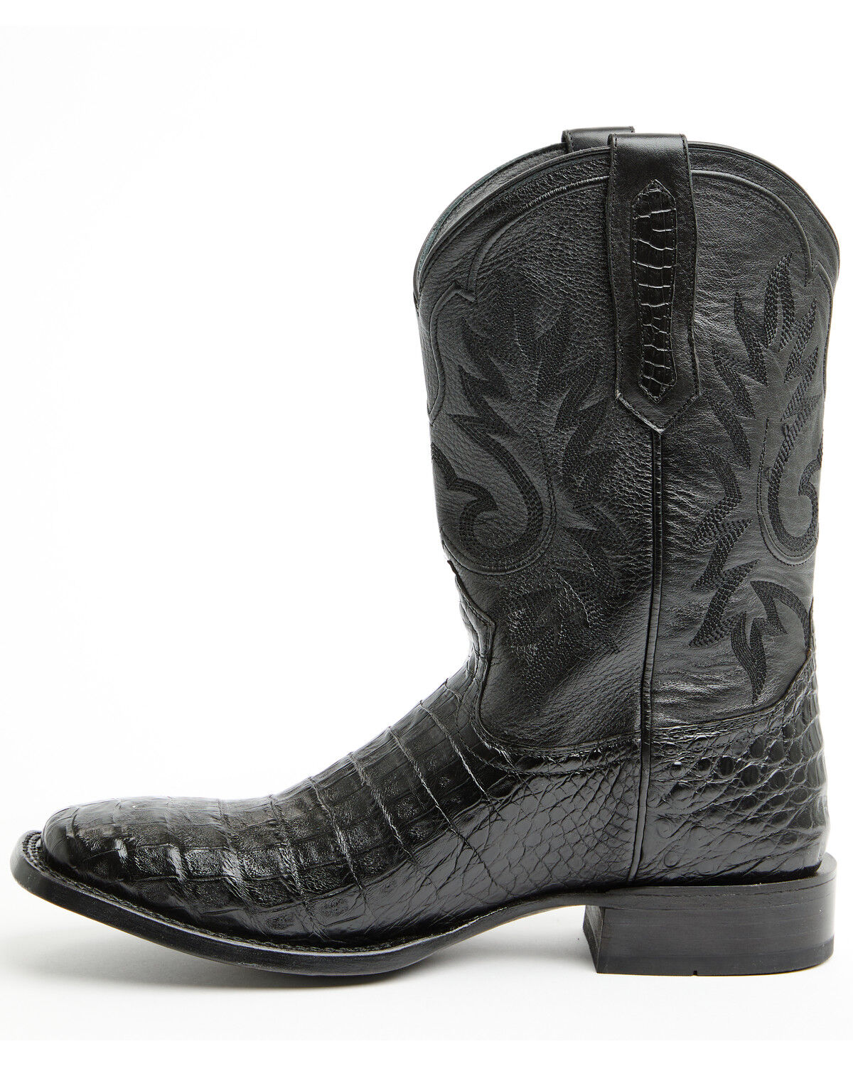 Image #3 - Cody James Black 1978&reg; Men's The Hayward Exotic Caiman Belly Western Boots - Broad Square Toe, Black, hi-res