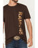 Image #3 - RANK 45&reg; Men's Shattered Short Sleeve Graphic T-Shirt, Dark Brown, hi-res