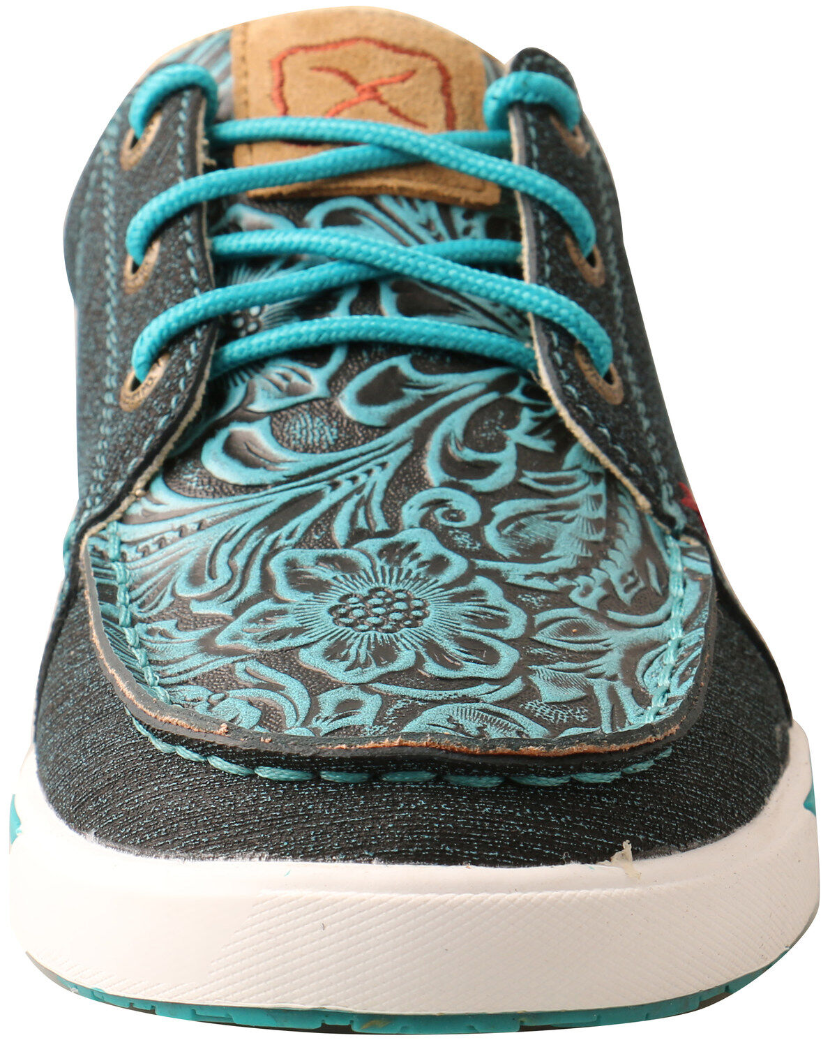 Image #5 - Twisted X Women's Dark Teal Casual Shoes - Moc Toe, Teal, hi-res