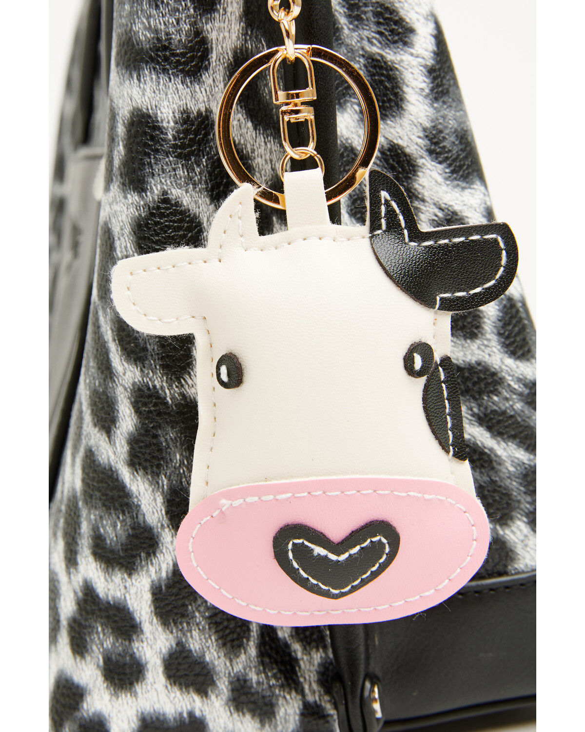Image #2 - Shyanne Cow With Heart Nose Bag Charm, Multi, hi-res