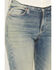 Image #2 - Shyanne Women's Kelly Wash High Rise Luna Flare Stretch Denim Jeans, Light Medium Wash, hi-res