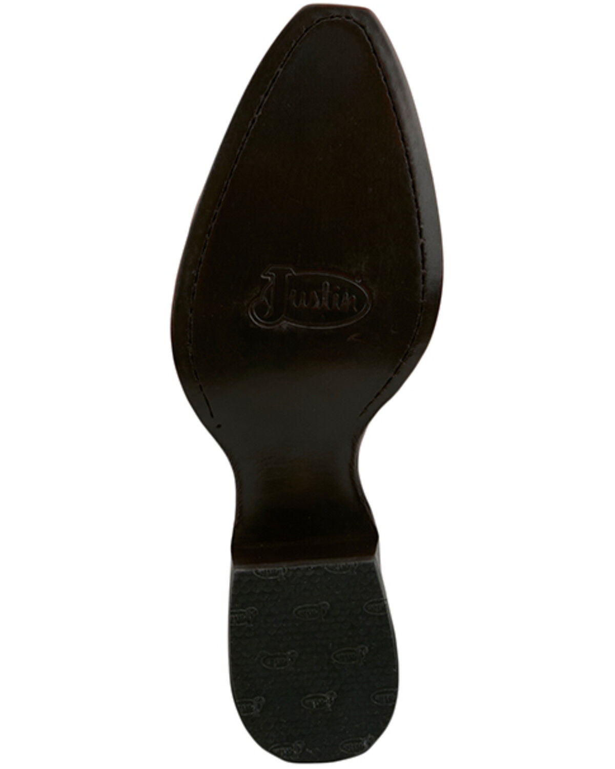 Image #7 - Justin Women's Heart Inlay Tall Western Boots - Snip Toe, Blue, hi-res