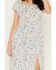 Image #3 - Idyllwind Women's Bethany Floral Print Short Sleeve Midi Dress, Cream, hi-res