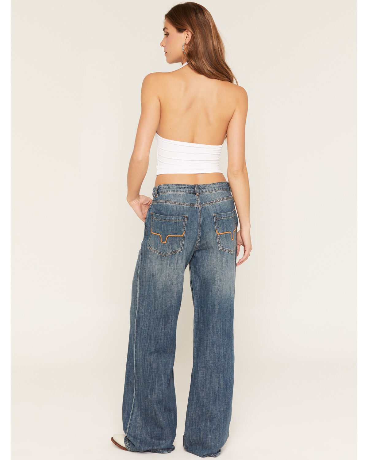 Image #3 - Kimes Ranch Women's Maggie Medium Wash Low Rise Baggie Denim Jeans, Medium Wash, hi-res