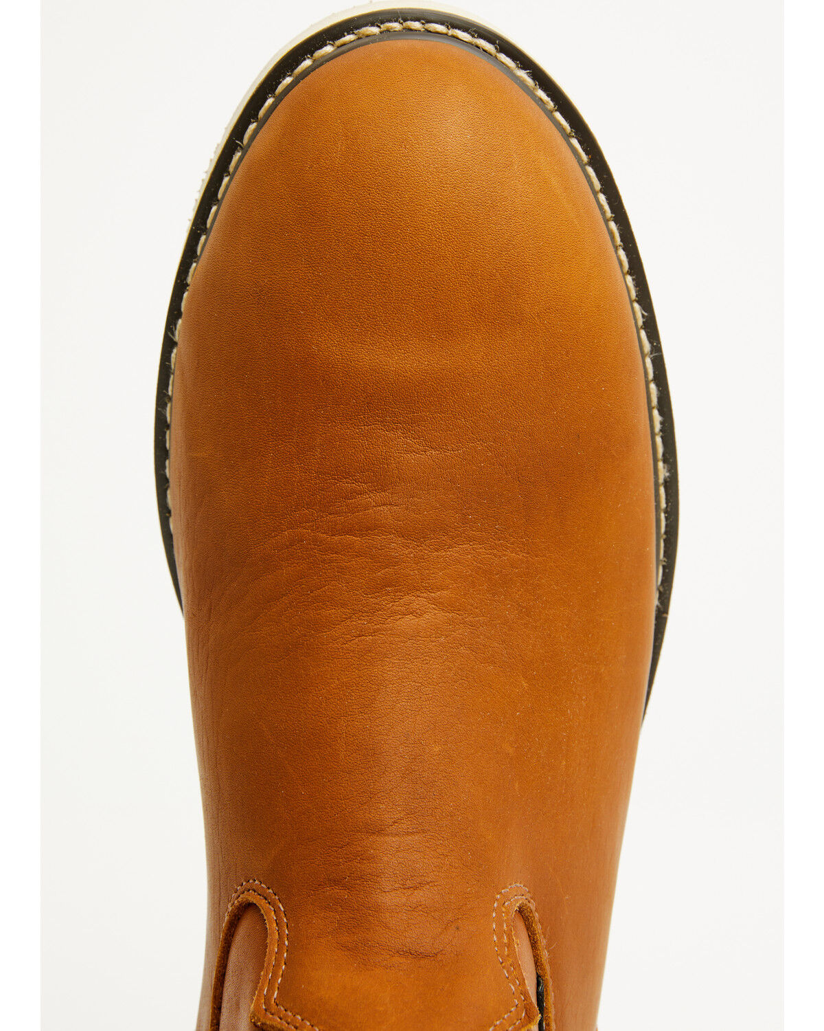 Image #6 - Hawx Men's 10.75" Pull-On Barnyard Leather Work Boots - Composite Toe, Tan, hi-res