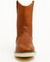 Image #4 - Hawx Men's 10.75" Pull-On Barnyard Leather Work Boots - Soft Toe, Tan, hi-res