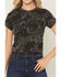 Image #3 - Levi's Women's Premium Cowboy Sporty Short Sleeve Cropped Tee, Black, hi-res