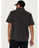 Image #4 - Hawx Men's Solid Short Sleeve Button-Down Work Shirt, Charcoal, hi-res
