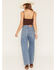 Image #3 - Levi's Women's Medium Wash High Rise Cinch Barrel Denim Jeans, Medium Wash, hi-res
