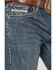 Image #2 - Rock & Roll Denim Men's Pistol Dark Wash Straight Stretch Denim Jeans, Dark Wash, hi-res