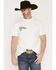 Image #2 - Los Sundays Men's Tequila & Country Music Short Sleeve Graphic T-Shirt, White, hi-res